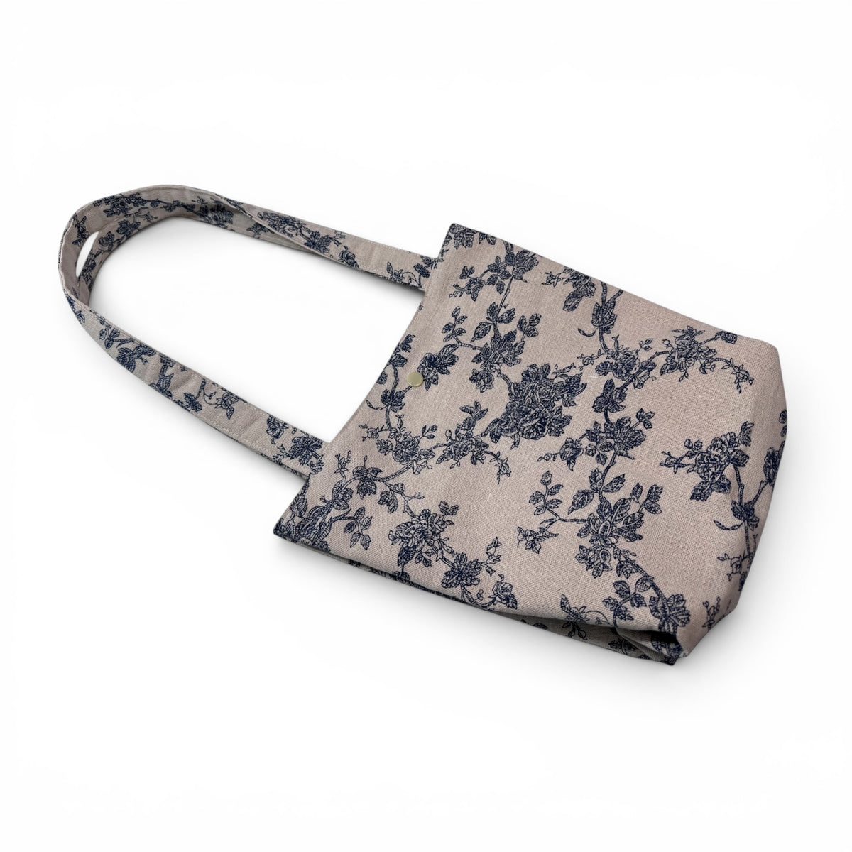 Handmade Mini Tote Bag – Linen Feel Fabric