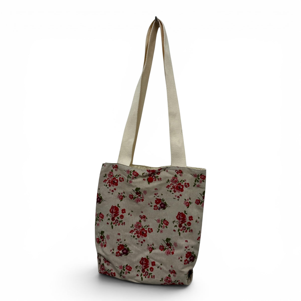 Handmade Mini Tote Bag – Linen Feel Fabric