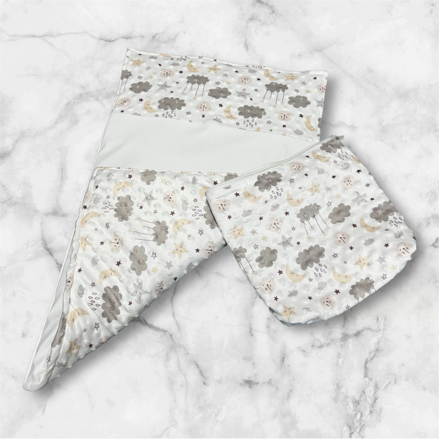 Little Dreamer Baby Changing Set - Pram Bag, Changing Mat and Nappy Pouch