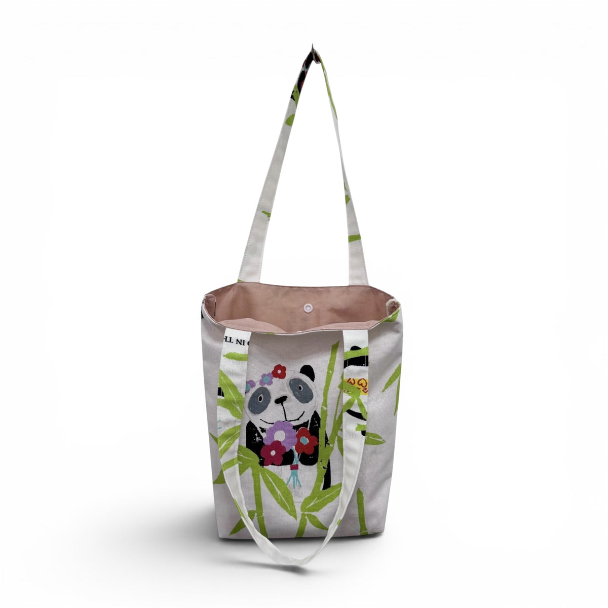 Handmade Mini Tote Bag – Linen Feel Fabric