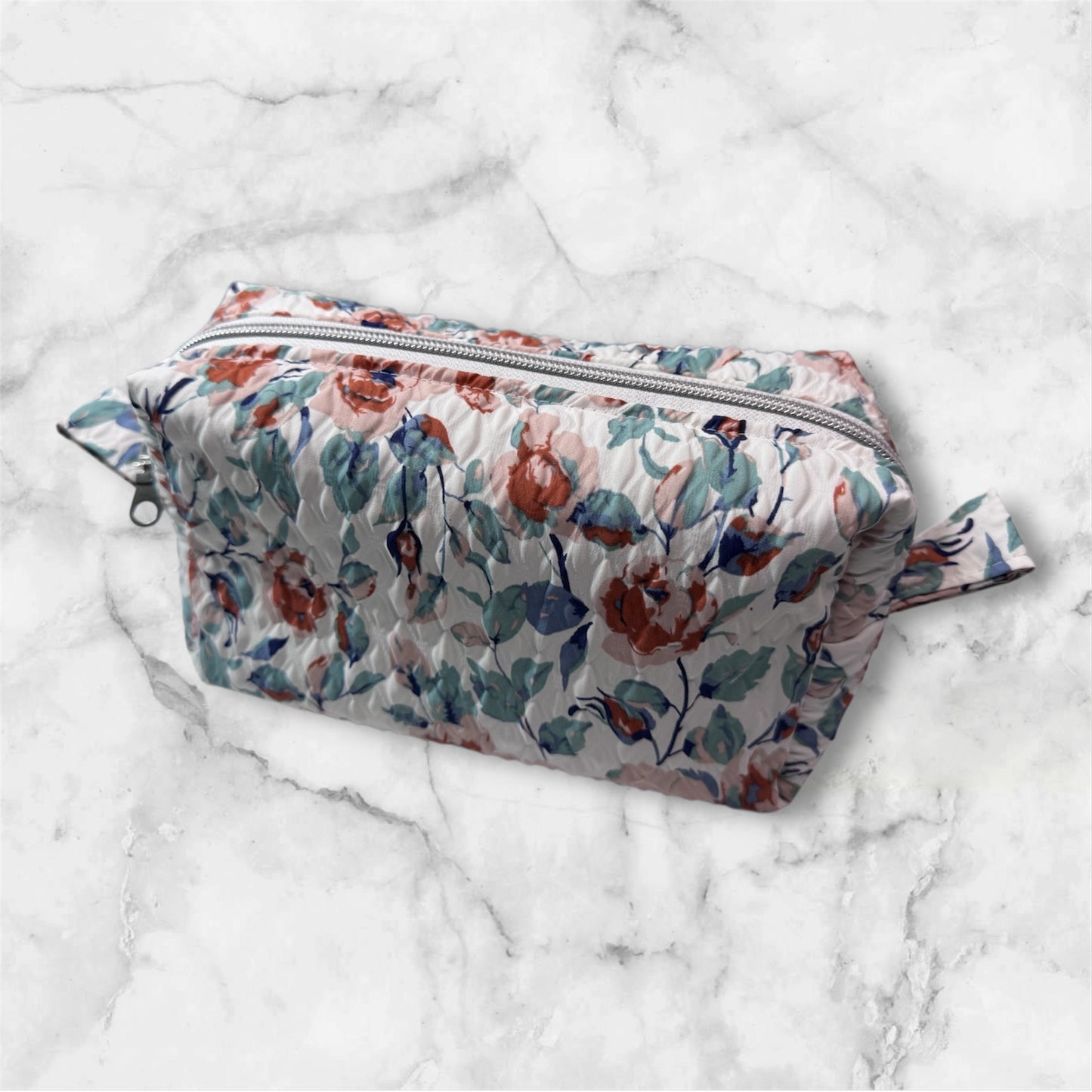 Handmade Floral Makeup Bag