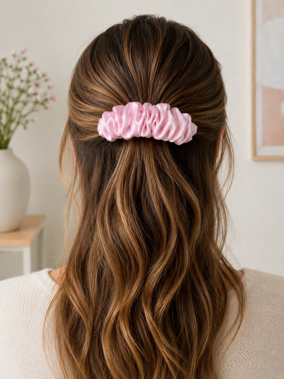 Handmade Ruffle Barrette Hair Clip