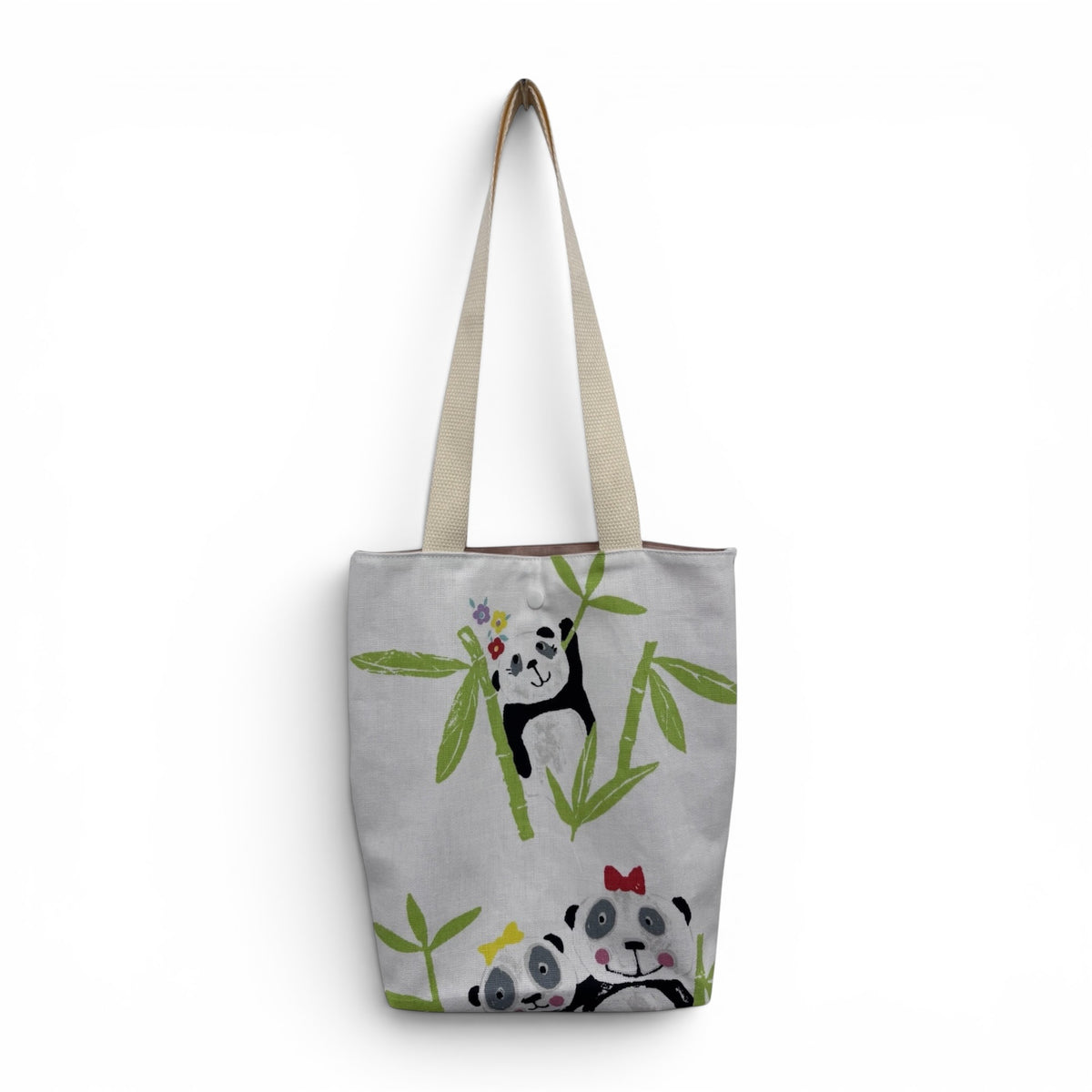 Handmade Mini Tote Bag – Linen Feel Fabric
