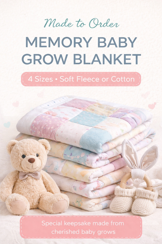 Made to Order Memory Baby Grow Blanket